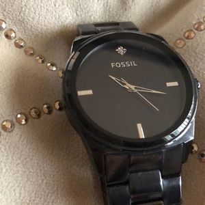 FOSSIL black watch
